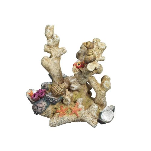 Akvariedekoration  Coral med skaller