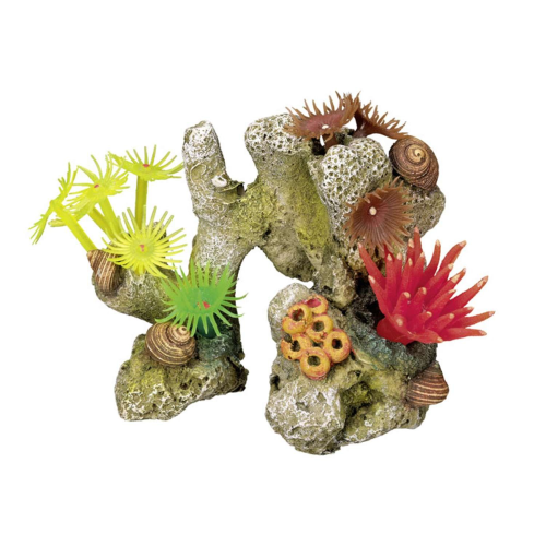 Akvariedekoration – Coral stone med planter