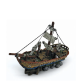 Skibsvrag m/sejl 39,5 x 14 x 27 cm.