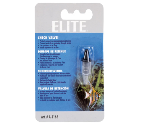 Tilbageløbs ventil Plast