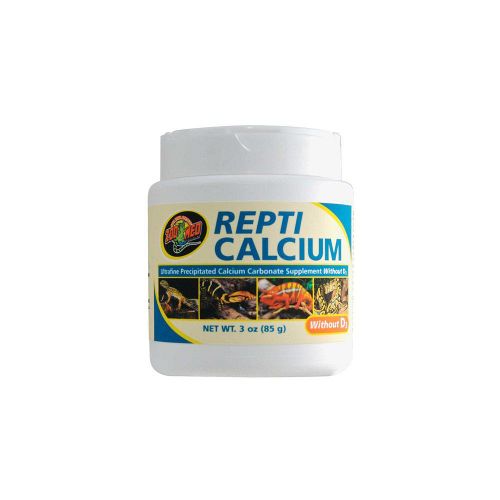 Zoo -Med Repti Calcium 85gr Uden D3 og uden fosfor