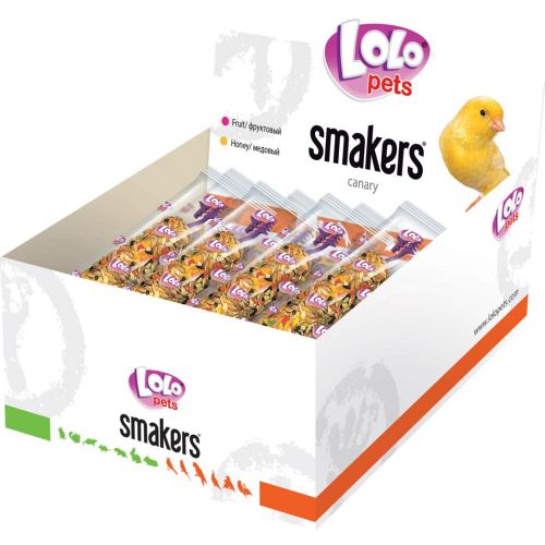 Lolo Pets Smakers kanariefugl, honning