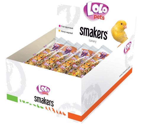 Lolo Pets Smakers kanariefugl, honning