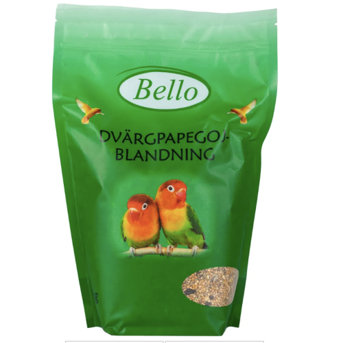 BELLO DVÆRGPAPEGØJE BLANDING 1 KG