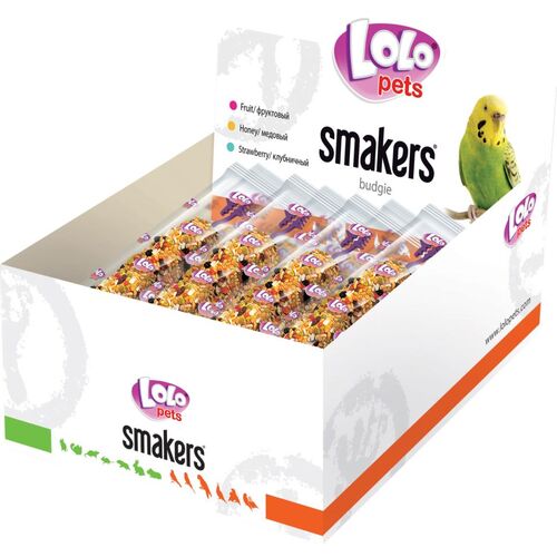 Lolopets Smakers undulat jordbær 45g