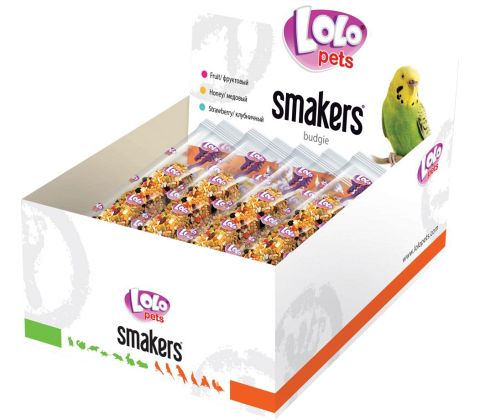 Lolopets Smakers undulat jordbær 45g