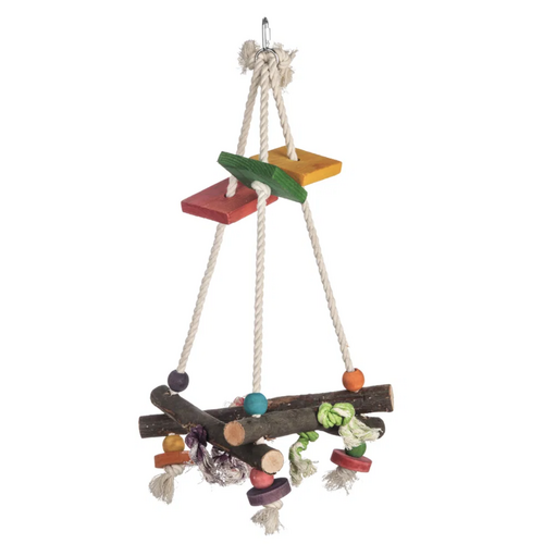 Papegøje legetøj \'Pyramid\' 27 x 27 x 53 cm.