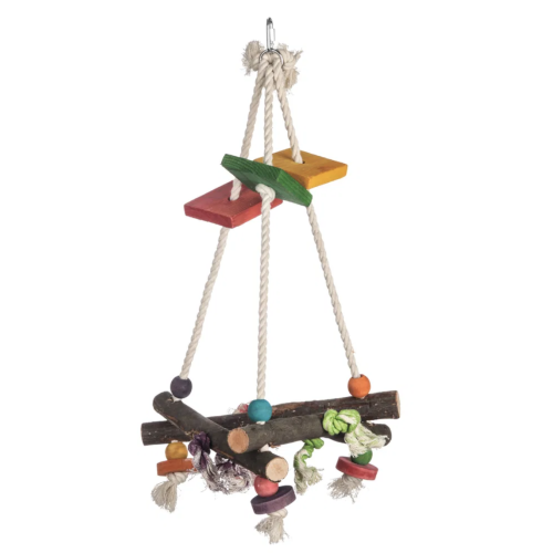 Papegøje legetøj \'Pyramid\' 27 x 27 x 53 cm.