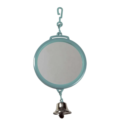 Doble-siden spejl m. klokke