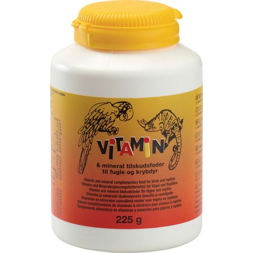 Diafarm Vit/min. pulver t/fugle&krybdyr 225g