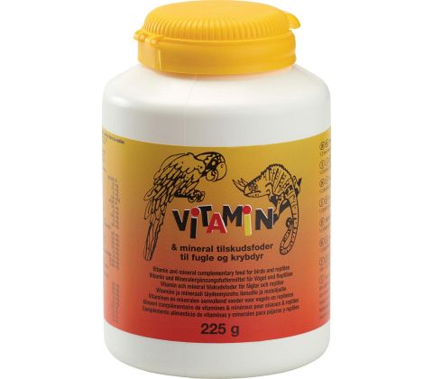 Diafarm Vit/min. pulver t/fugle&krybdyr 225g
