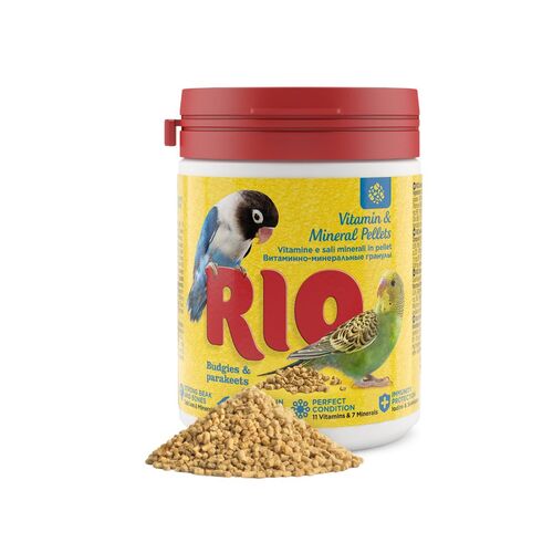 RIO Vitamin/mineral piller, 120 g til undulat/parakit