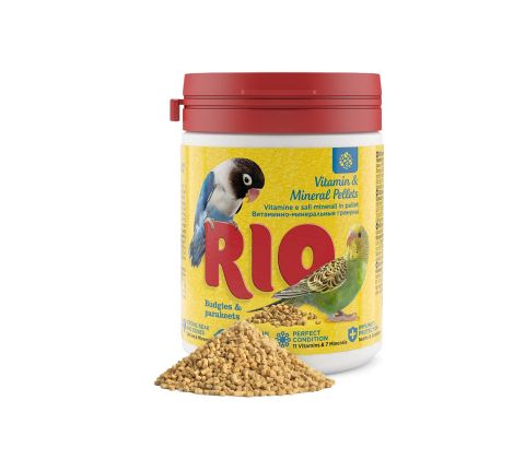 RIO Vitamin/mineral piller, 120 g til undulat/parakit