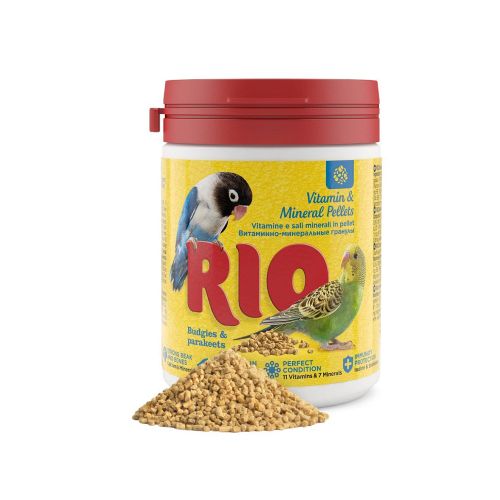 RIO Vitamin/mineral piller, 120 g til undulat/parakit