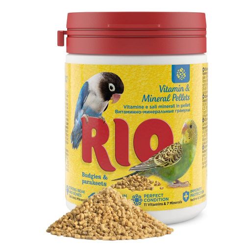 RIO Vitamin/mineral piller, 120 g til undulat/parakit