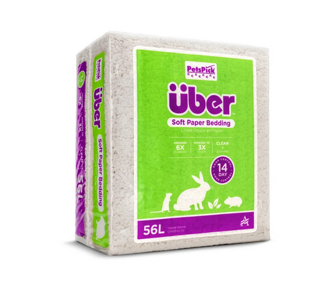 Über - Soft Paper Bedding Hvid