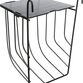 Høhæk til ophæng m. låg, metal, 13x18x12 cm, sort