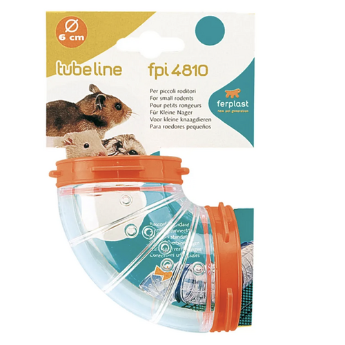 FP rør vinkel 90° Ø6CM mix farver