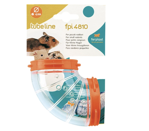 FP rør vinkel 90° Ø6CM mix farver