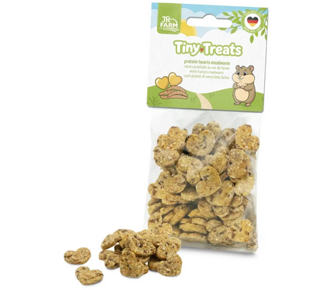 JR Tiny Treats Protein Hjerter Melorme 100g