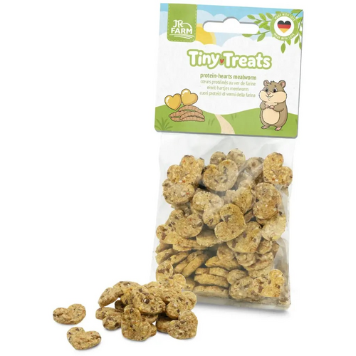 JR Tiny Treats Protein Hjerter Melorme 100g