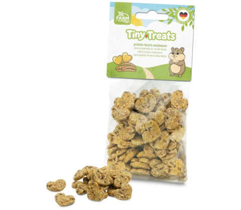 JR Tiny Treats Protein Hjerter Melorme 100g