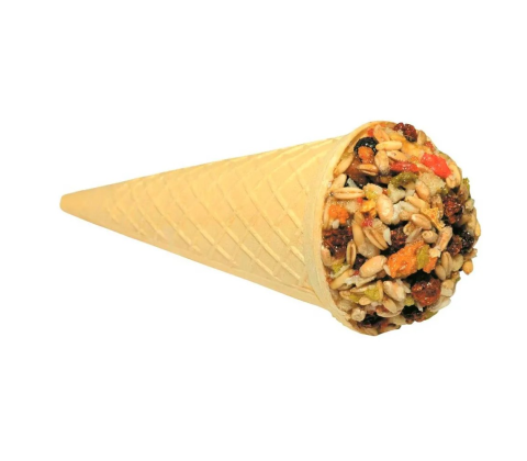 Isvaffel til gnavere med frugt