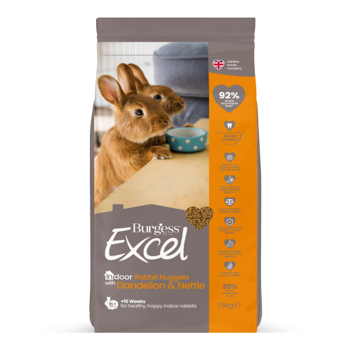 Burgess INDOOR Kanin nuggets 1,5 kg