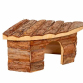 Ozami Natural Wooden Corner House 32x13x21cm