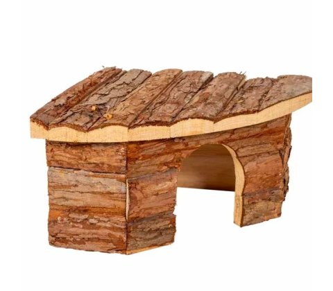 Ozami Natural Wooden Corner House 32x13x21cm