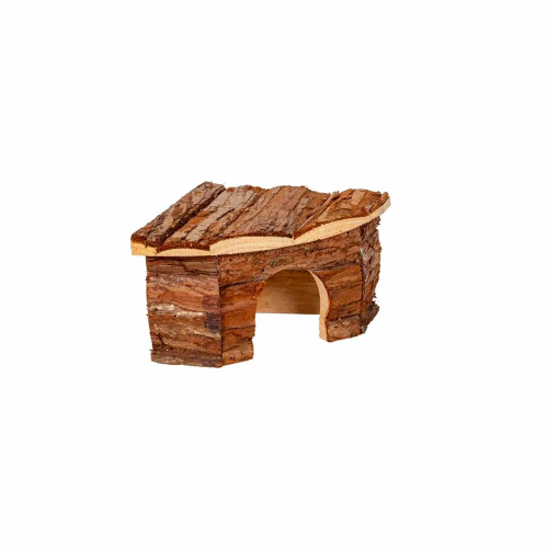 Ozami Natural Wooden Corner House 22x10x15cm