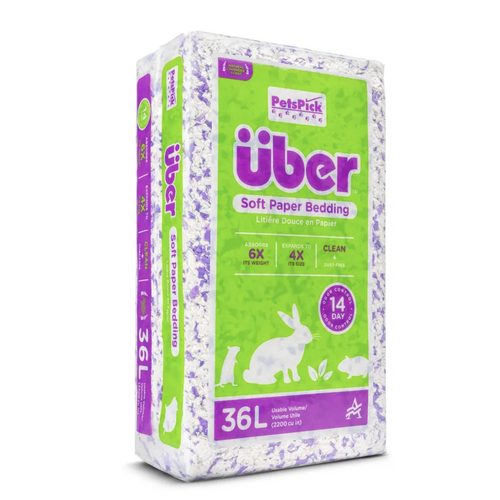 ÜBER 36 L Lilla/Hvid m/Lavendel duft