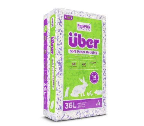ÜBER 36 L Lilla/Hvid m/Lavendel duft