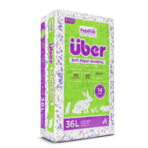 ÜBER 36 L Lilla/Hvid m/Lavendel duft