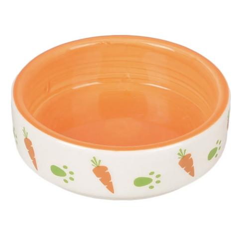 KERAMIKSKÅL SMÅDYR ORANGE 8,5CM 70ML