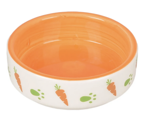 KERAMIKSKÅL SMÅDYR ORANGE 8,5CM 70ML