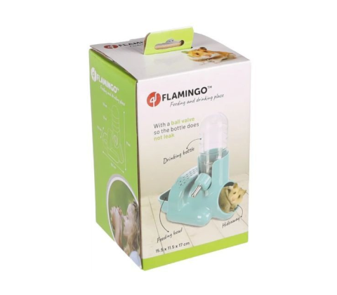 Drikke- og spisestation samt hule