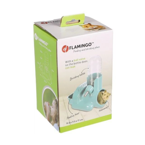 Drikke- og spisestation samt hule