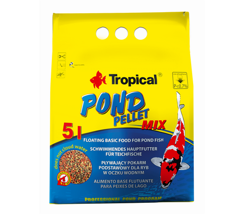 Pond Koi farve junior/size S 5 L. / 650 g. Pose 