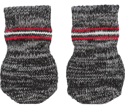Hundesokker, grå  non-slip