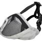 Muzzle for short-nosed breeds, polyester, XS–S: 23 cm, grey