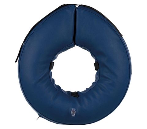 Beskyttelseskrave, oppustelig, M–L: 45-57 cm/11 cm, blå