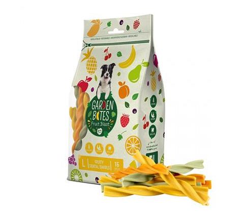Garden Bites fruity dental swirls Mix 16cm, 15 stk