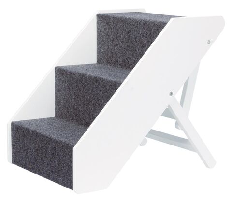 Trappe, justerbar, 40 × 67 cm, hvid