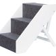Trappe, justerbar, 40 × 67 cm, hvid