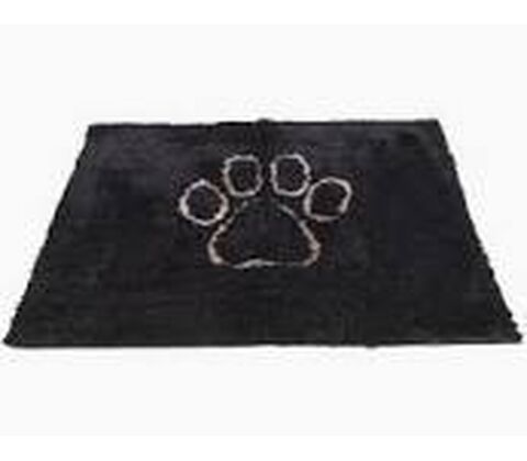 DGS DIRTY DOG DOORMAT LARGE 88x66CM SVART