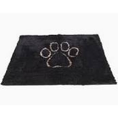 DGS DIRTY DOG DOORMAT LARGE 88x66CM SVART