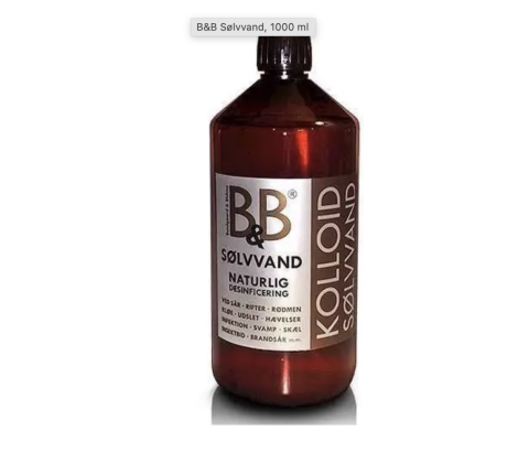 B&B sølvvand 1 liter