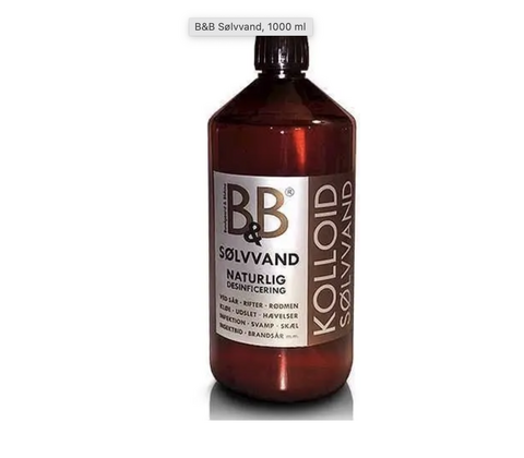 B&B sølvvand 1 liter