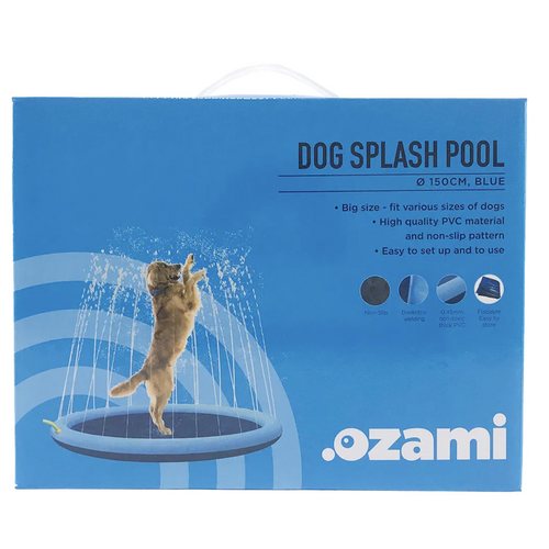 Dog splash pool Ø 150 cm, blå